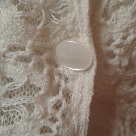 NWT Coldwater Creek Crochet Front Cardigan - Picture 7 of 7